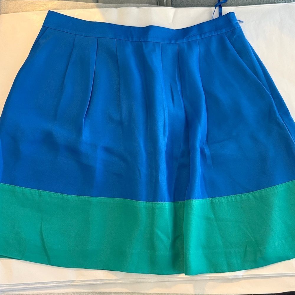 J. Crew A-Line Two Tone Skirt